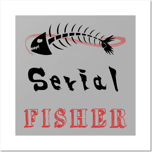 Serial Fisher Wall Art by QueueDePoisson